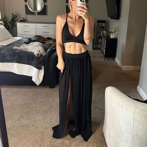 2 piece sheer bra & pant